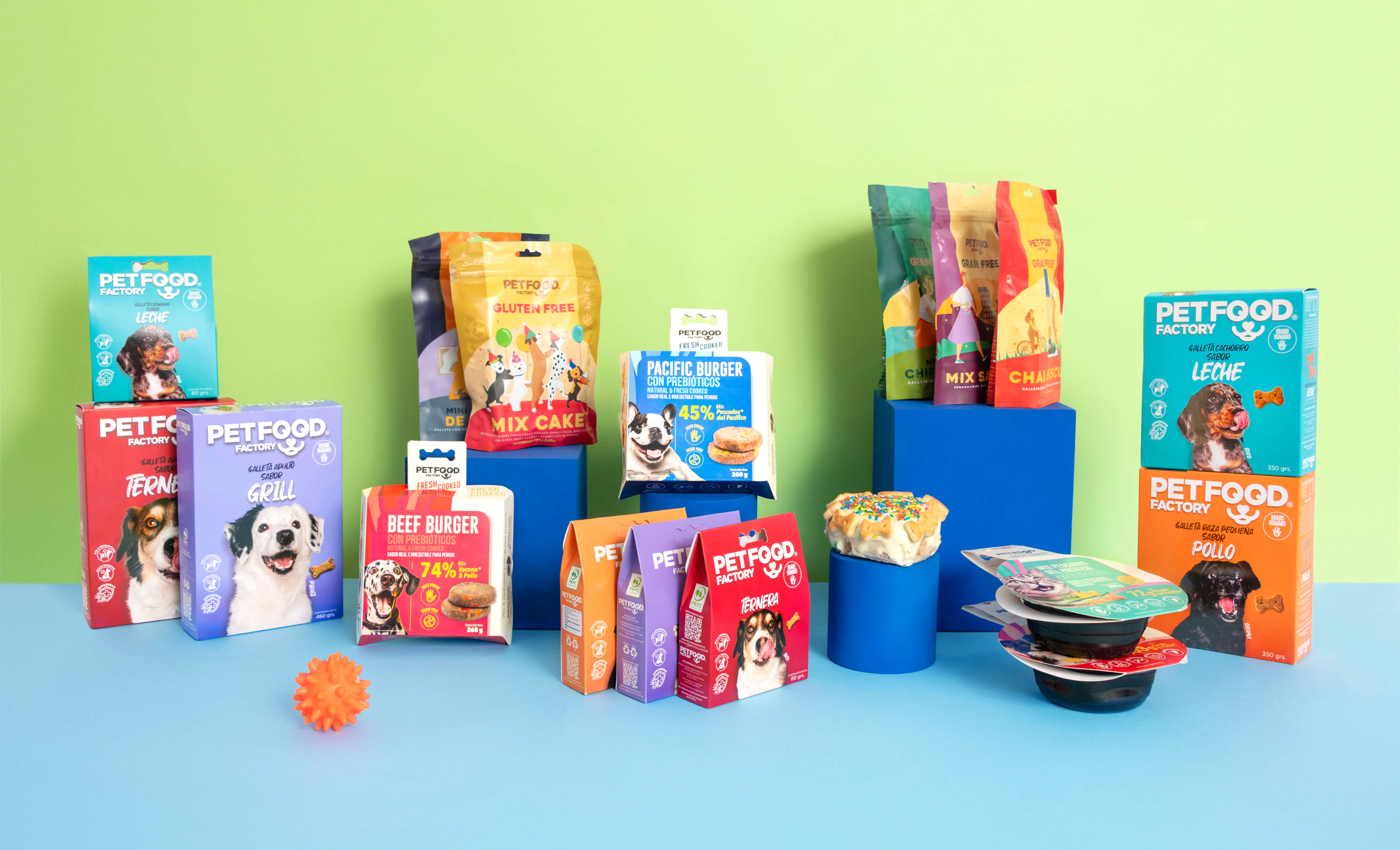Línea completa de productos Pet Food Factory